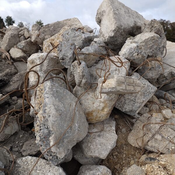 Démolition béton armé